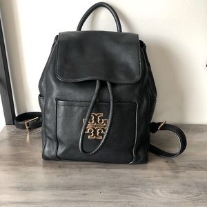 Tory Burch Britten Leather Backpack